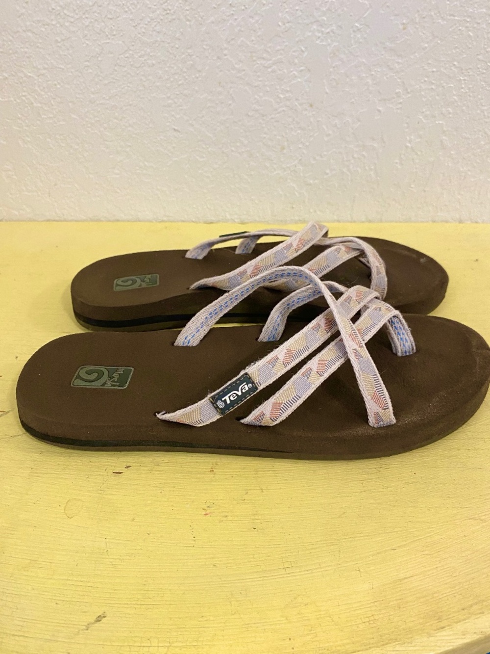 Teva Size 7.5 Women’s Brown Slippers